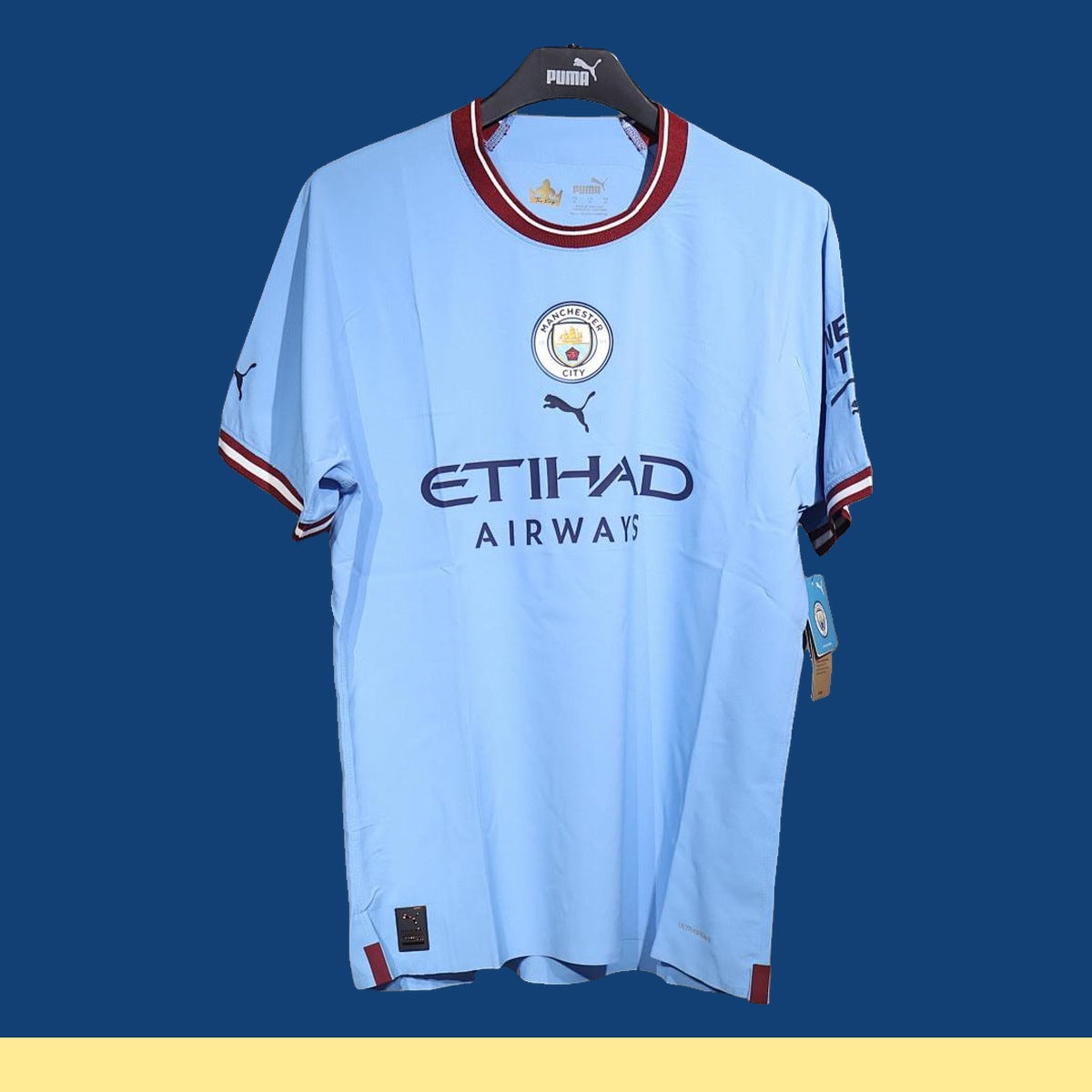 Jersey Manchester City 2022-23 Local azul, foto 1 de 5
