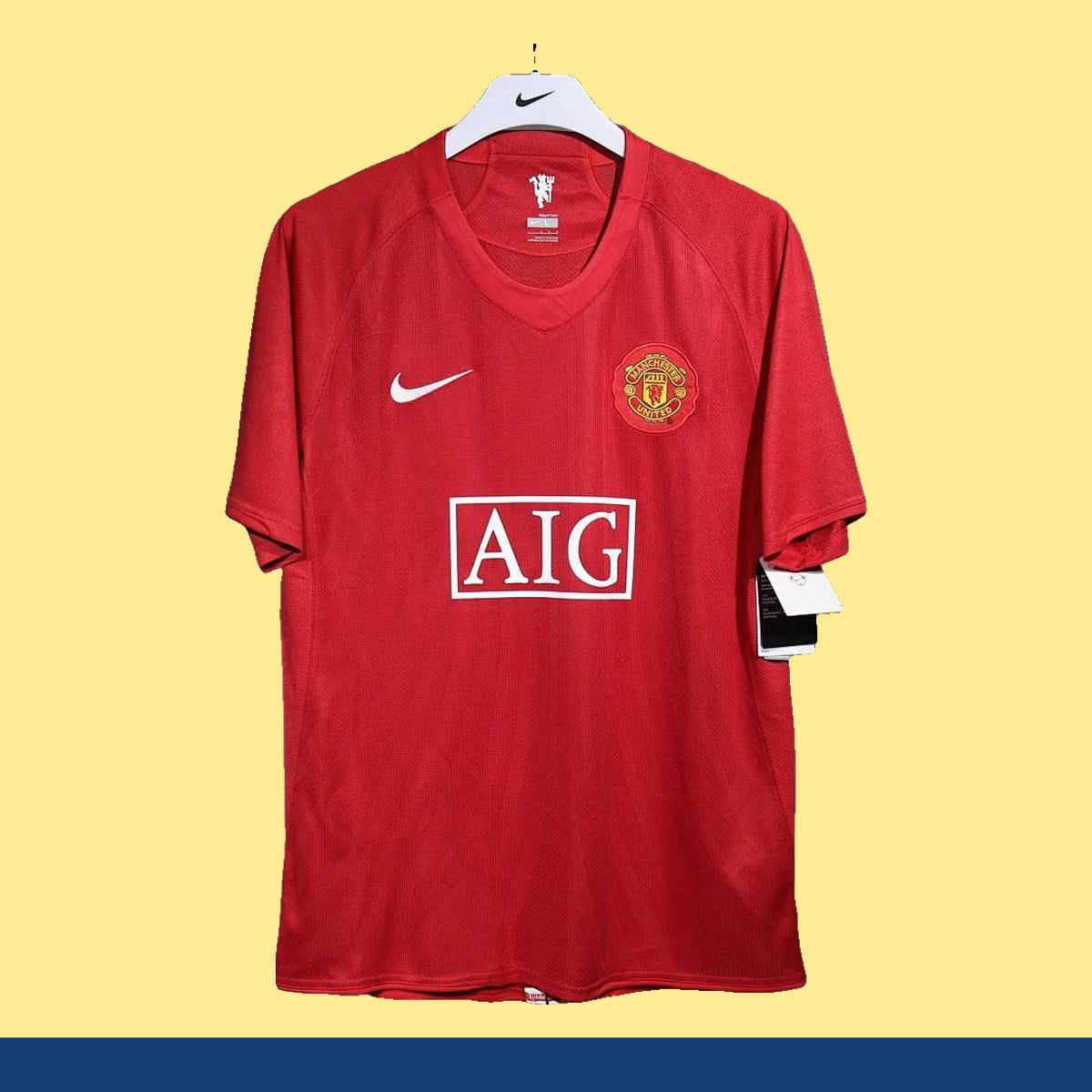 Jersey Manchester United 2007-08 Local rojo, foto 1 de 8