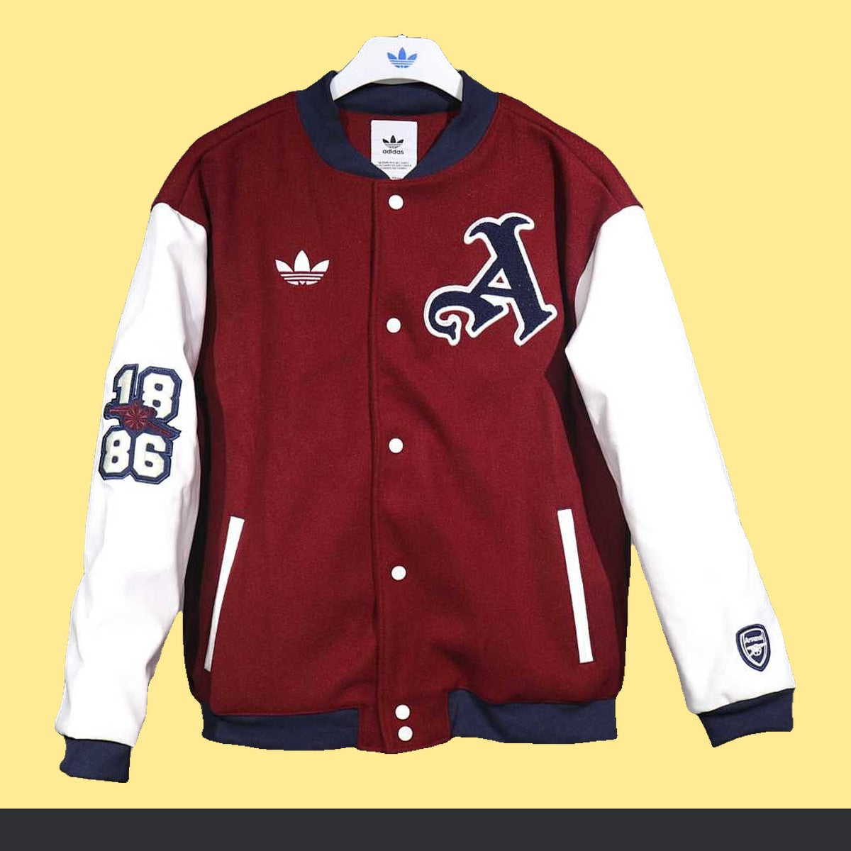 Chamarra Arsenal adidas VRCT Roja rojo, foto 1 de 10