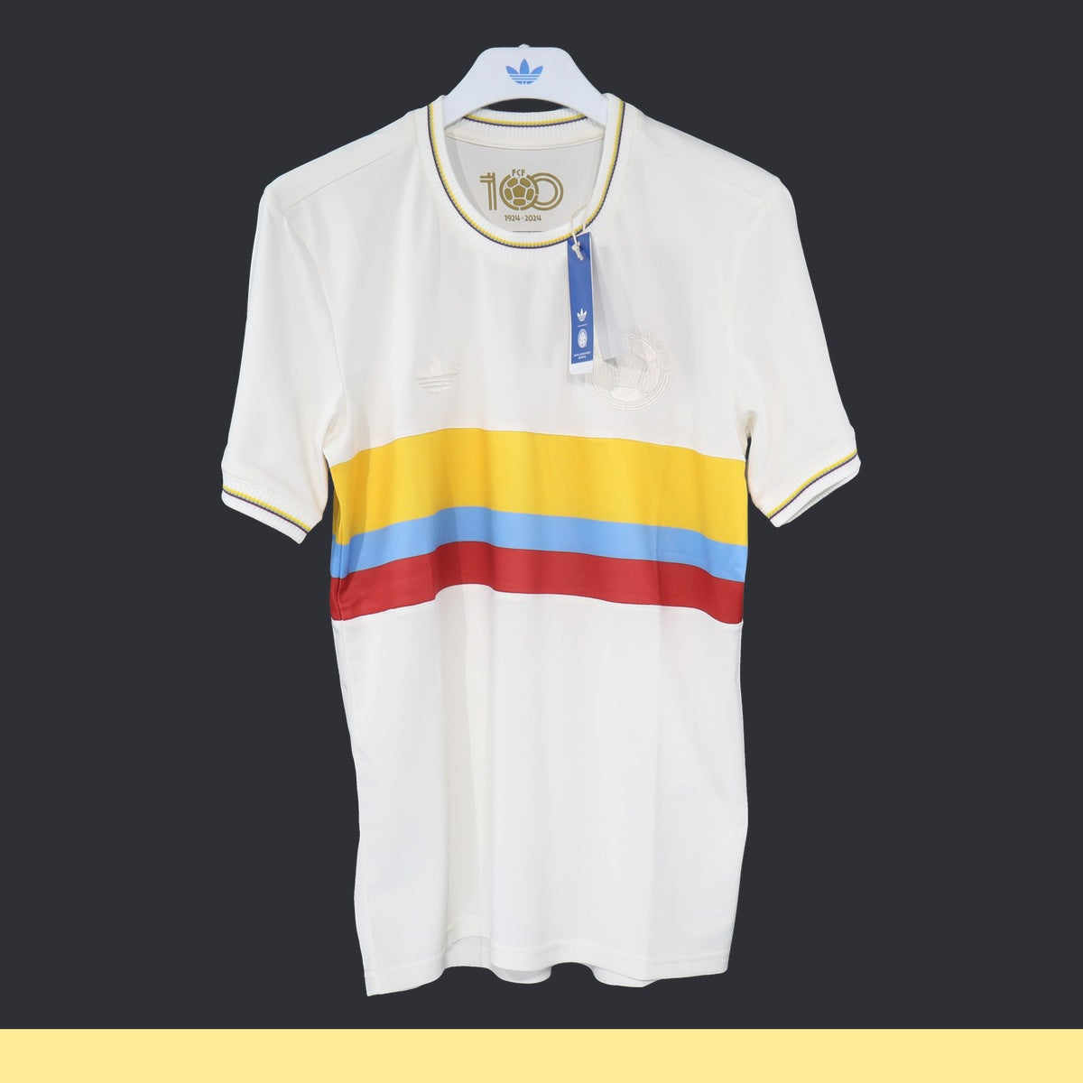Playera Colombia adidas Aniversario Blanca blanco, foto 1 de 5
