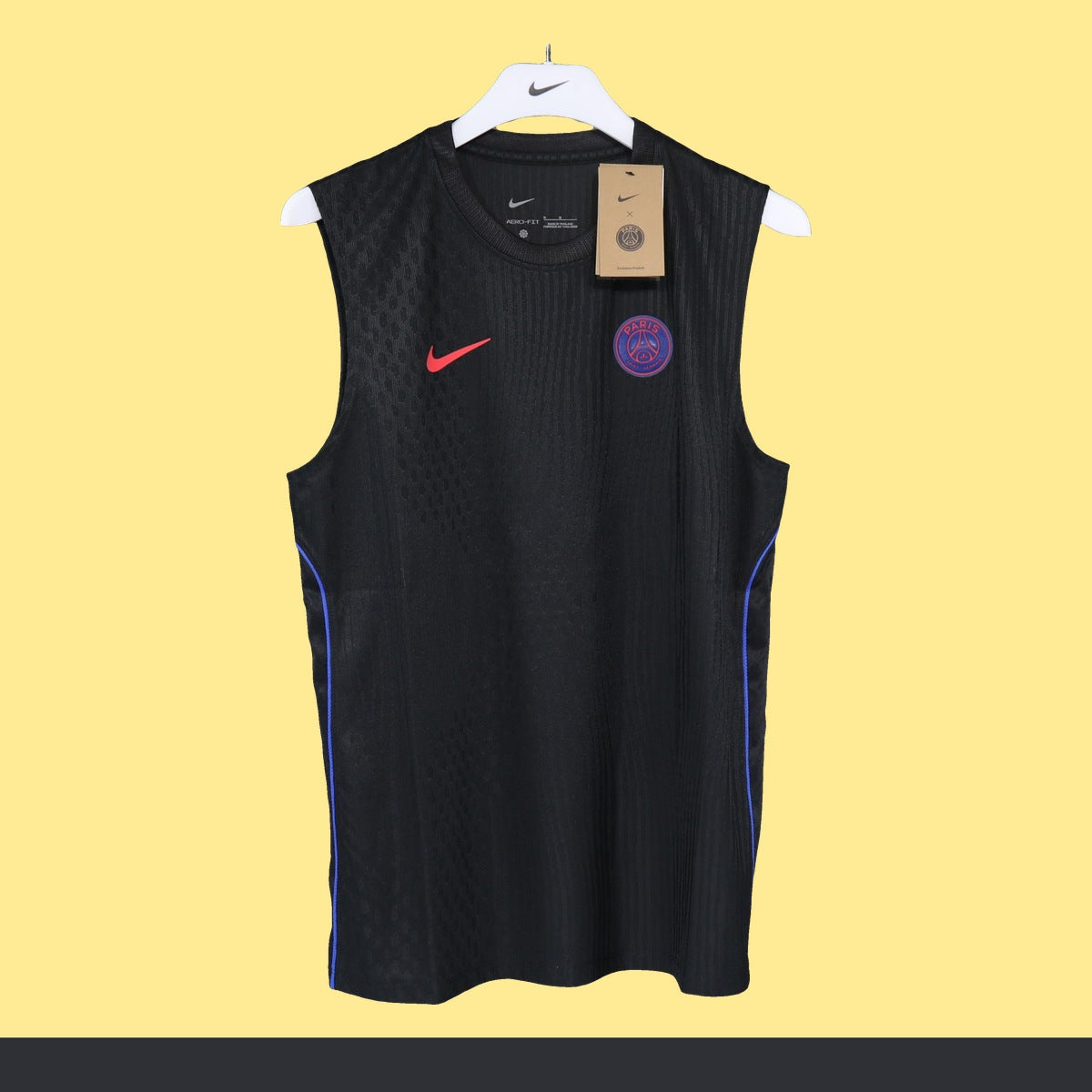 Playera de Entrenamiento Sin Mangas Paris Saint Germain Nike 2026 Negra negro, foto 1 de 4