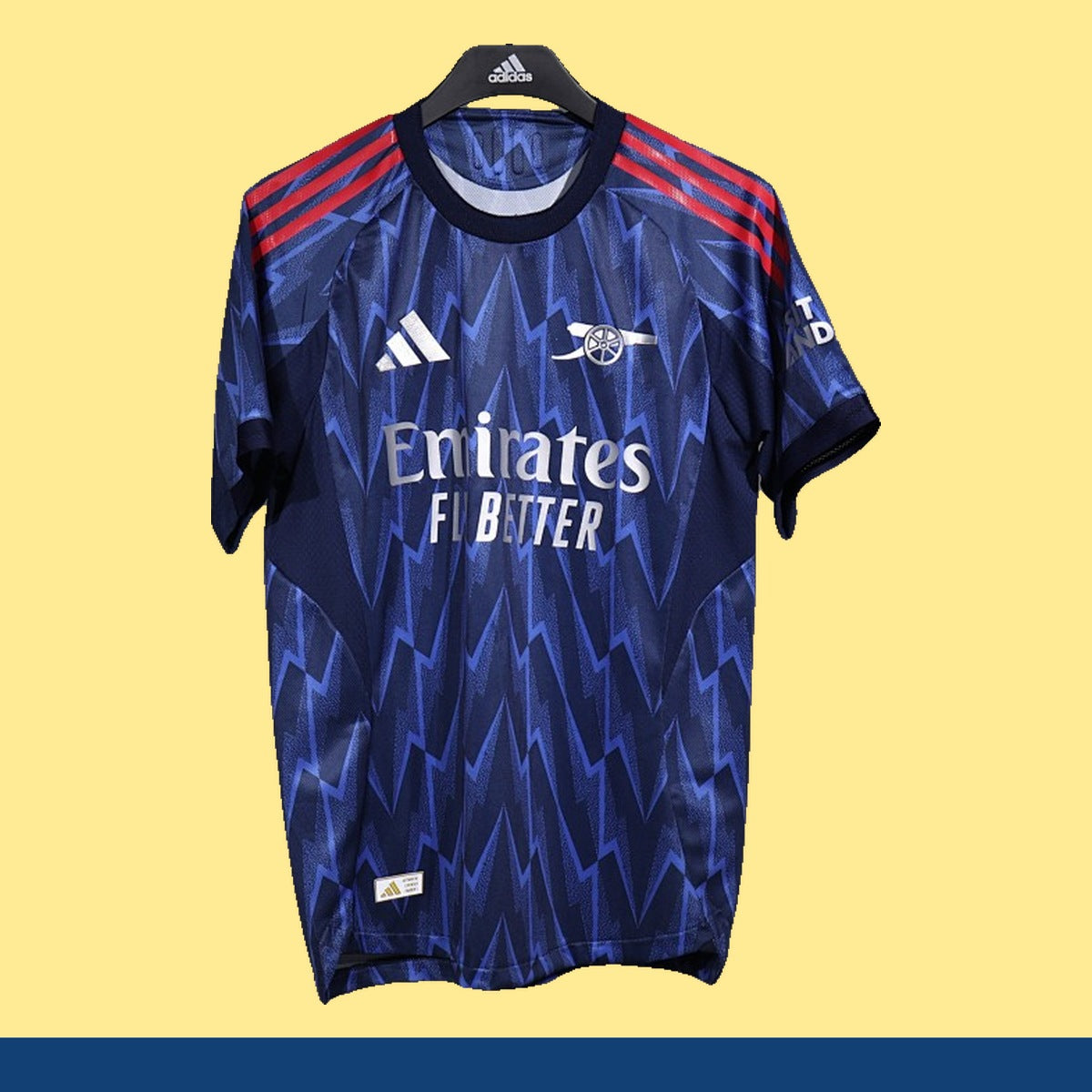 Jersey Arsenal 2025-26 Visitante azul marino, foto 1 de 6