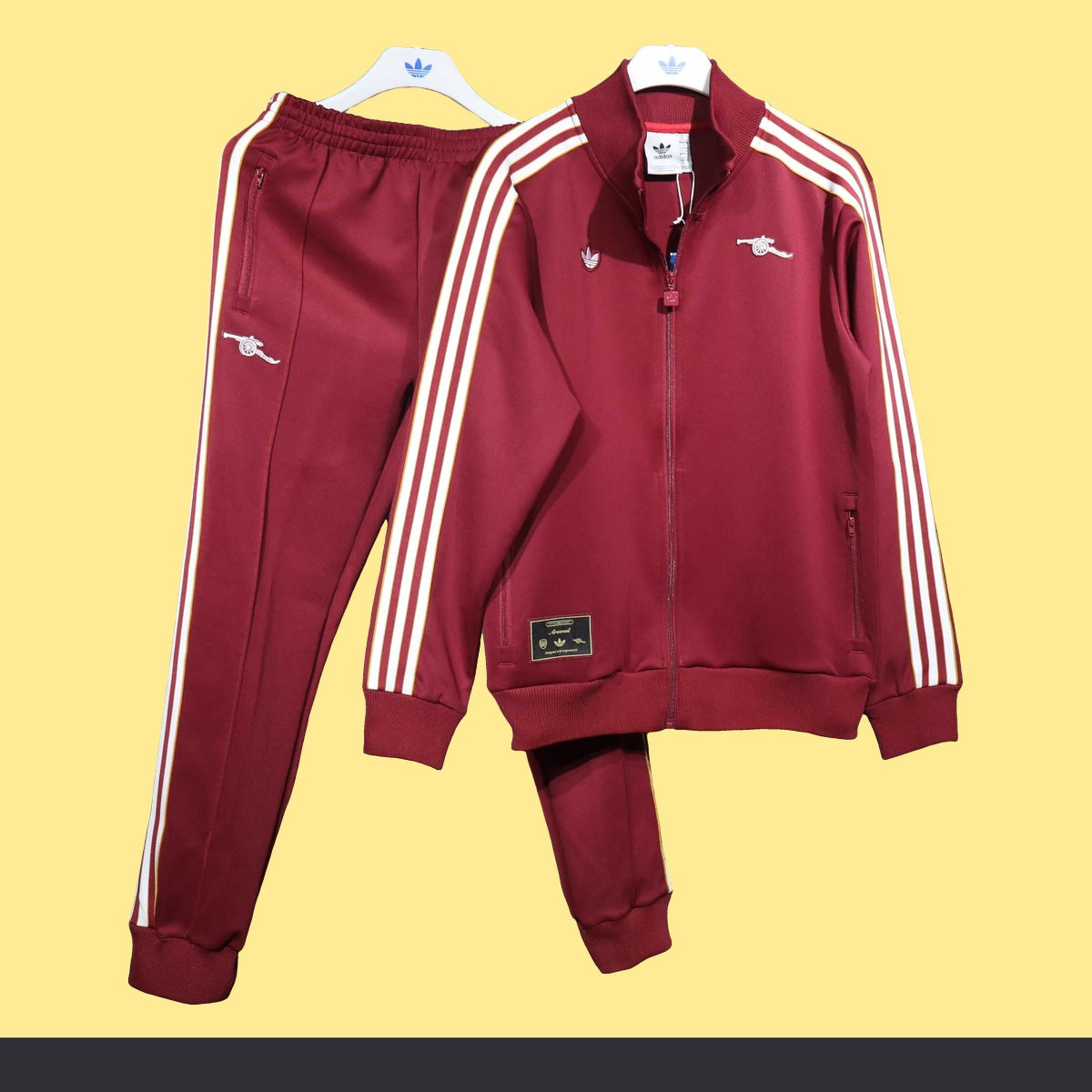 Conjunto Arsenal adidas Terrace Icons 2025 Guinda rojo, foto 1 de 13