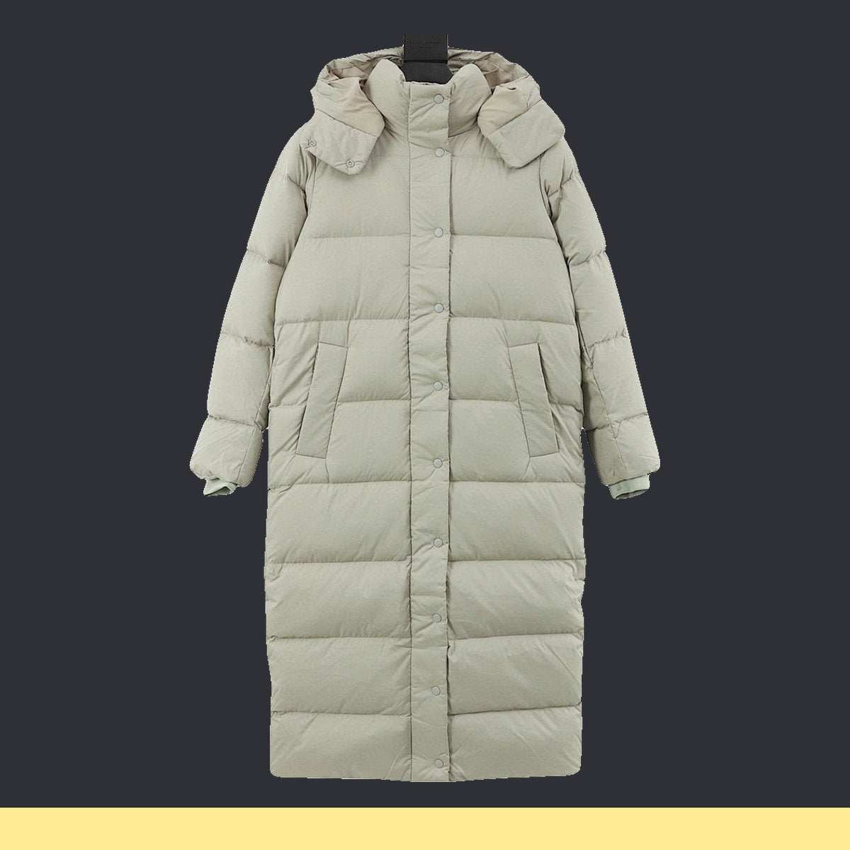 Chamarra de Plumas lululemon Wunder Puff Larga Verde Salvia beige, foto 1 de 9