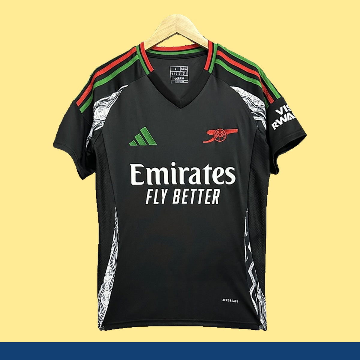 Jersey Arsenal 2024-25 Visitante negro, foto 1 de 5