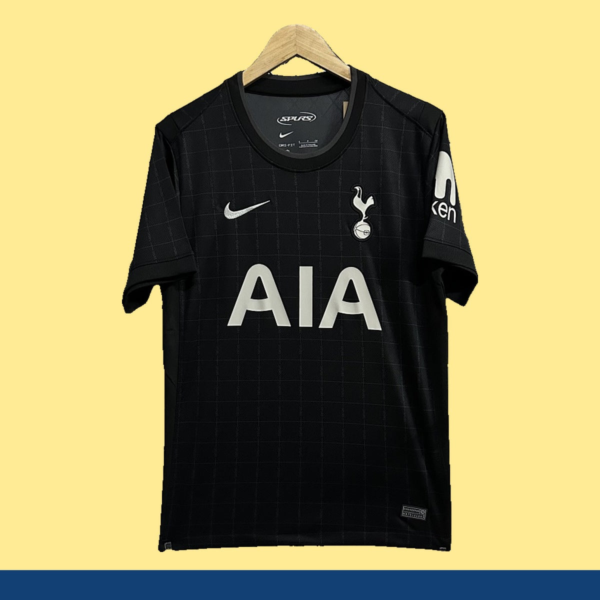Jersey Tottenham 2025-26 Visitante negro, foto 1 de 8