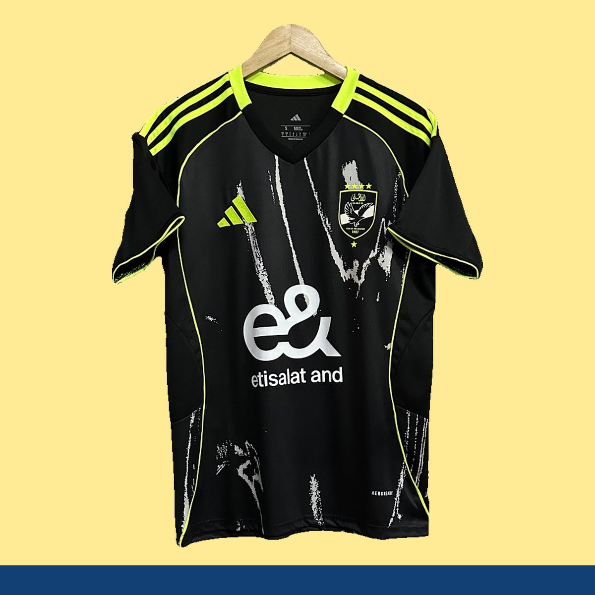 Jersey Al Ahly 2025-26 Visitante negro, foto 1 de 7