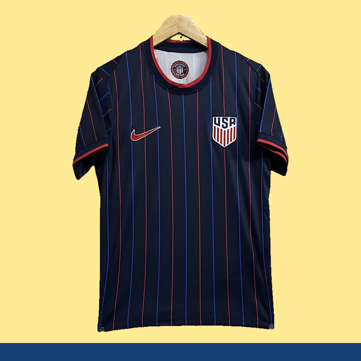 Jersey Estados Unidos 2025 Visitante azul marino, foto 1 de 7