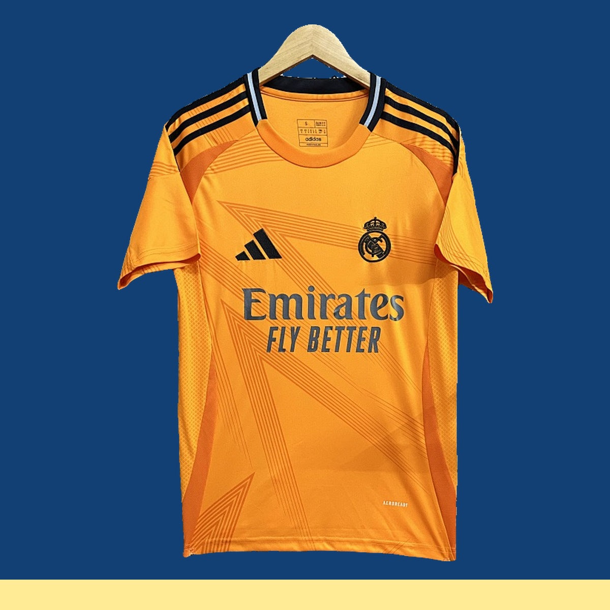 Jersey Real Madrid 2024-25 Visitante naranja, foto 1 de 6