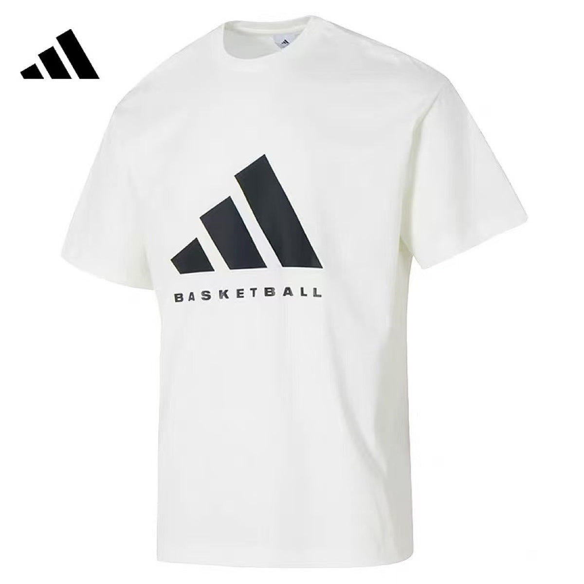 Playera adidas Basketball Letras en Diagonal, foto 3 de 10