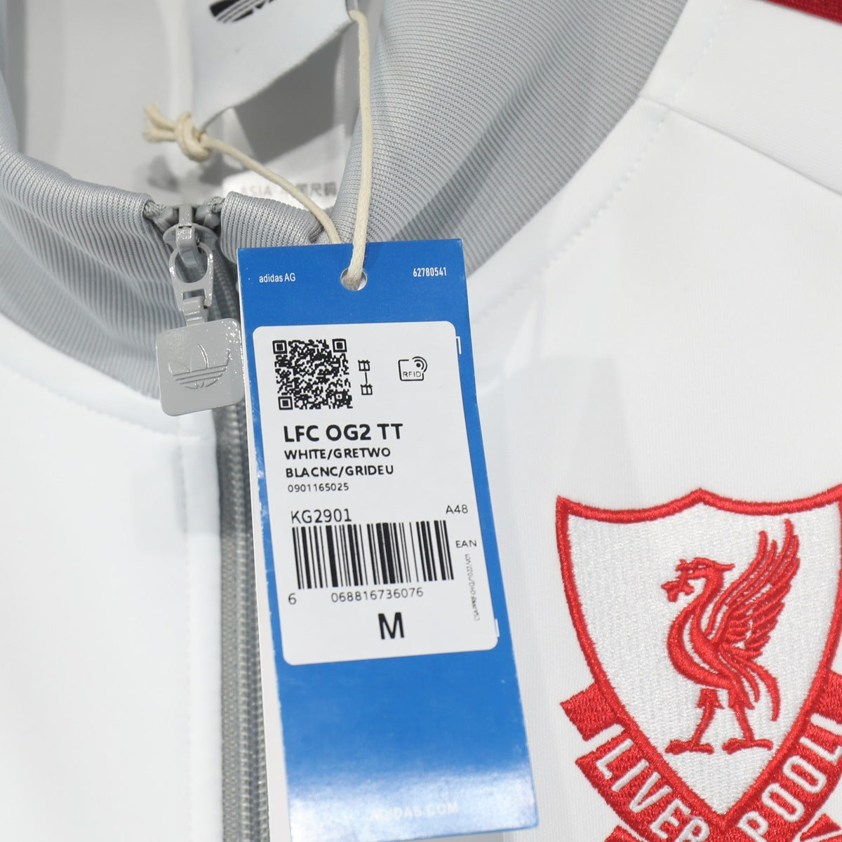 Chamarra Liverpool adidas Retro 2026 Gris, foto 3 de 5