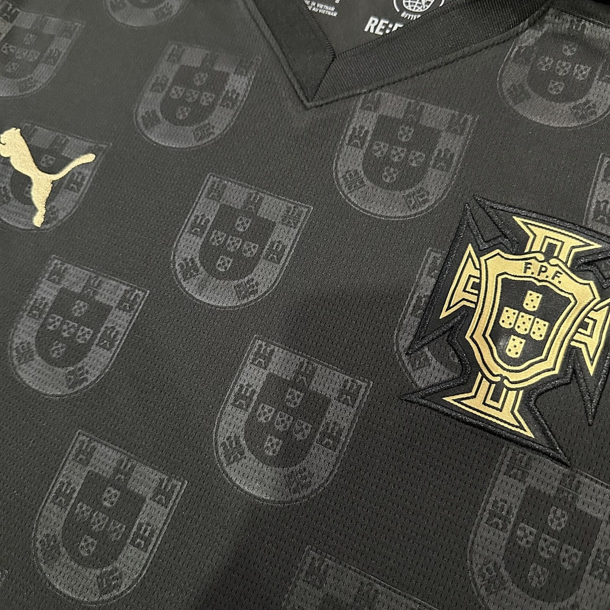 Jersey Portugal 2025 Edición Especial Pantera Negra negro, foto 4 de 9