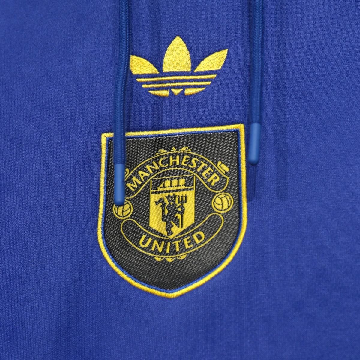 Hoodie Manchester United adidas Retro Azul, foto 3 de 4
