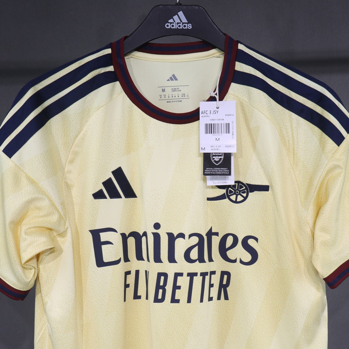 Jersey Arsenal 2026-27 Tercero amarillo, foto 4 de 4