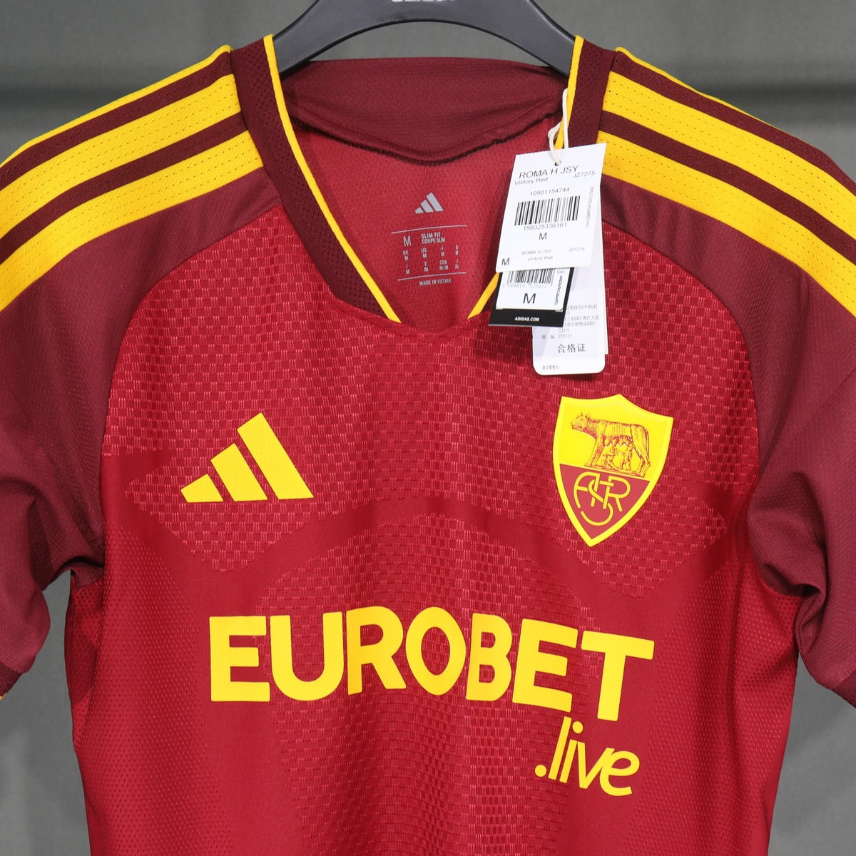 Jersey AS Roma 2026-27 Local rojo, foto 7 de 7
