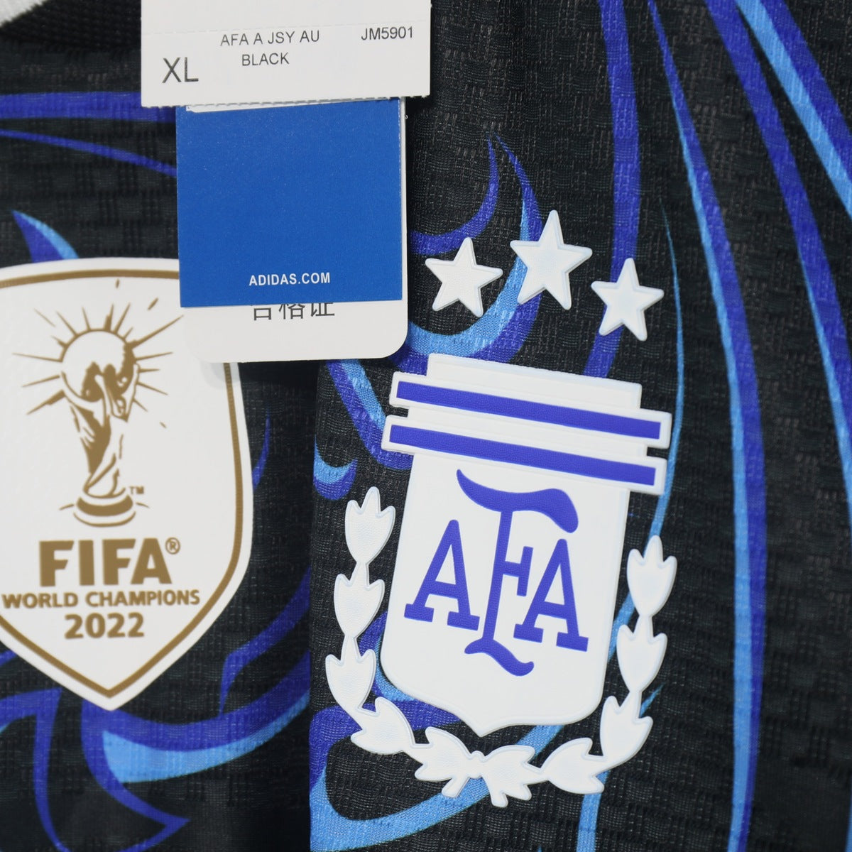 Jersey Argentina 2026 Visitante negro, foto 6 de 7
