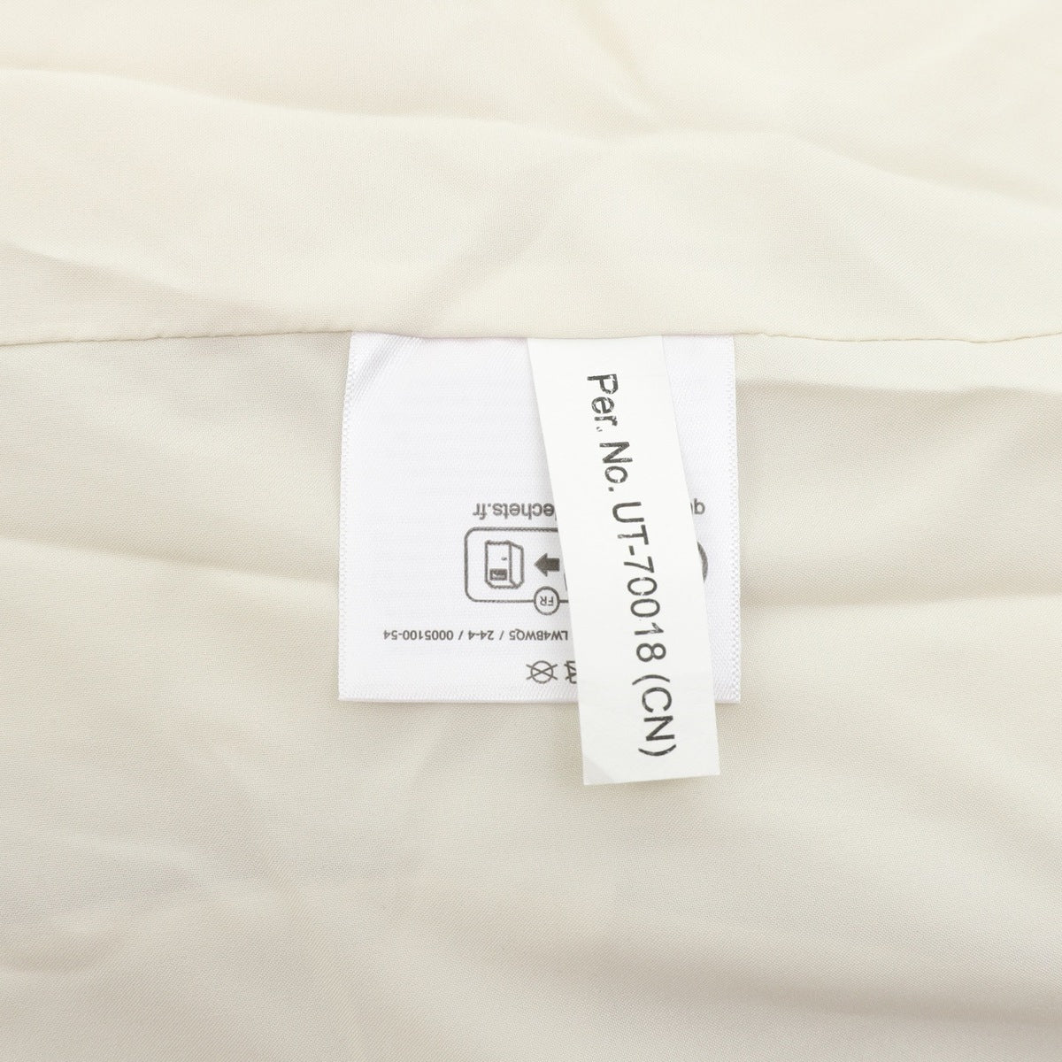 Chaleco lululemon Wunder Puff Blanco, foto 2 de 9