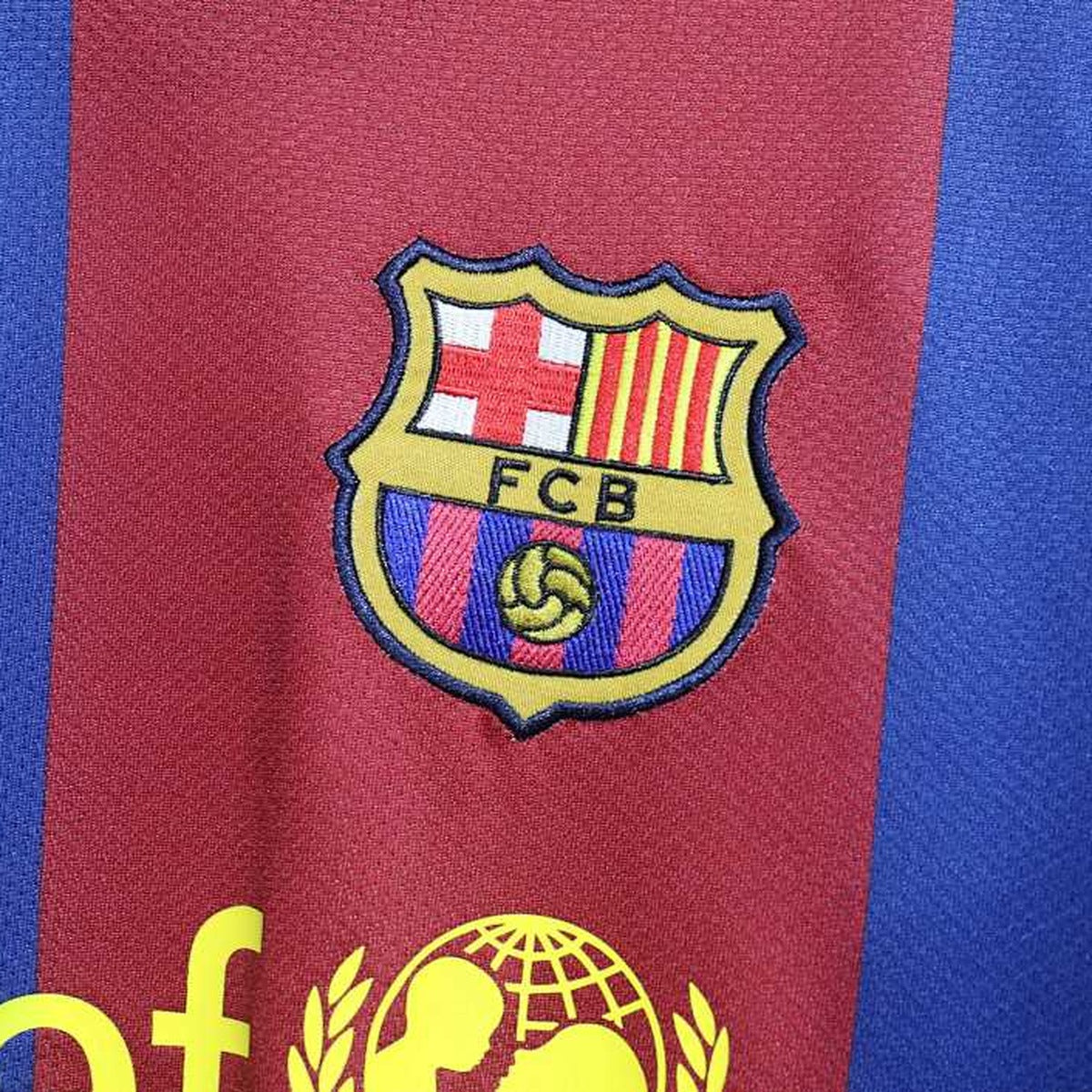 Jersey FC Barcelona 2006-07 Local rojo, foto 5 de 6