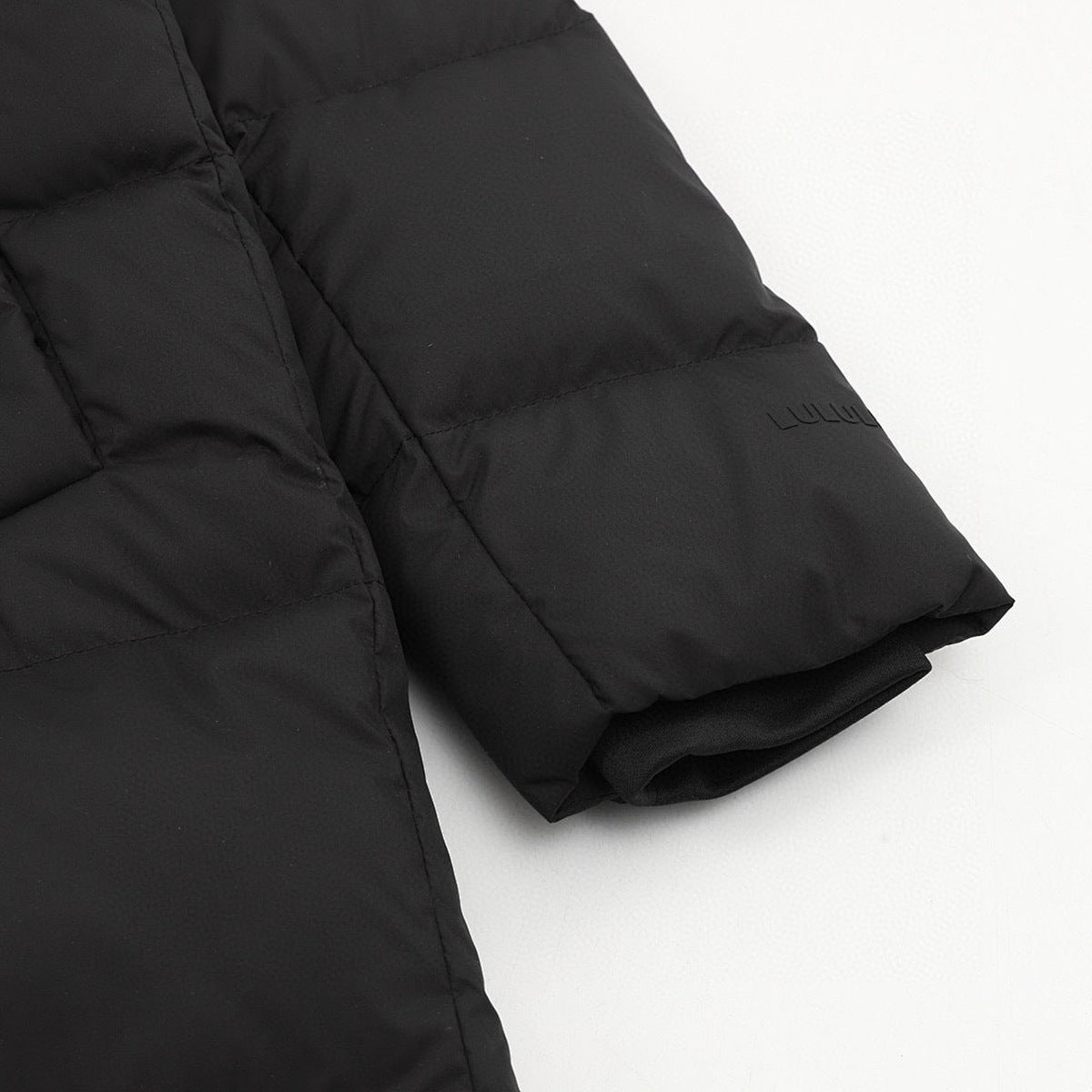 Chamarra de Plumas lululemon Wunder Puff Larga Negra negro, foto 6 de 8