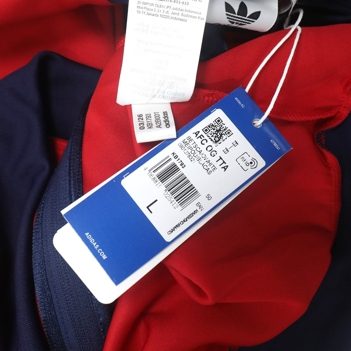 Conjunto Arsenal adidas TRACK TOP Retro 2026 Rojo, foto 5 de 11