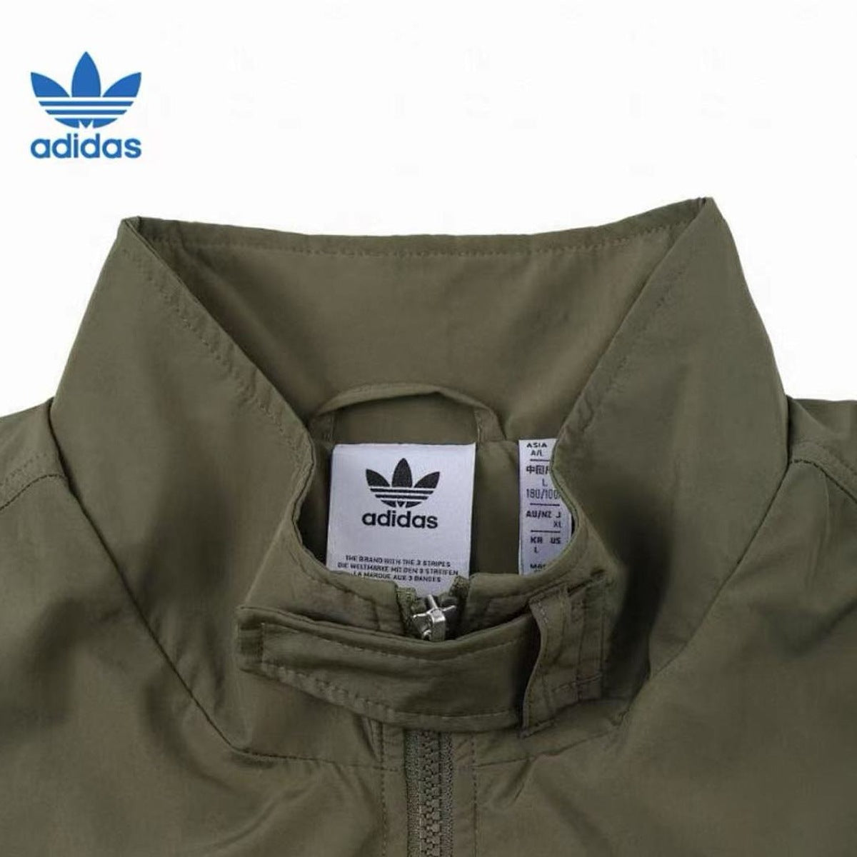 Chamarra adidas Cortavientos Parche Trébol verde, foto 3 de 8