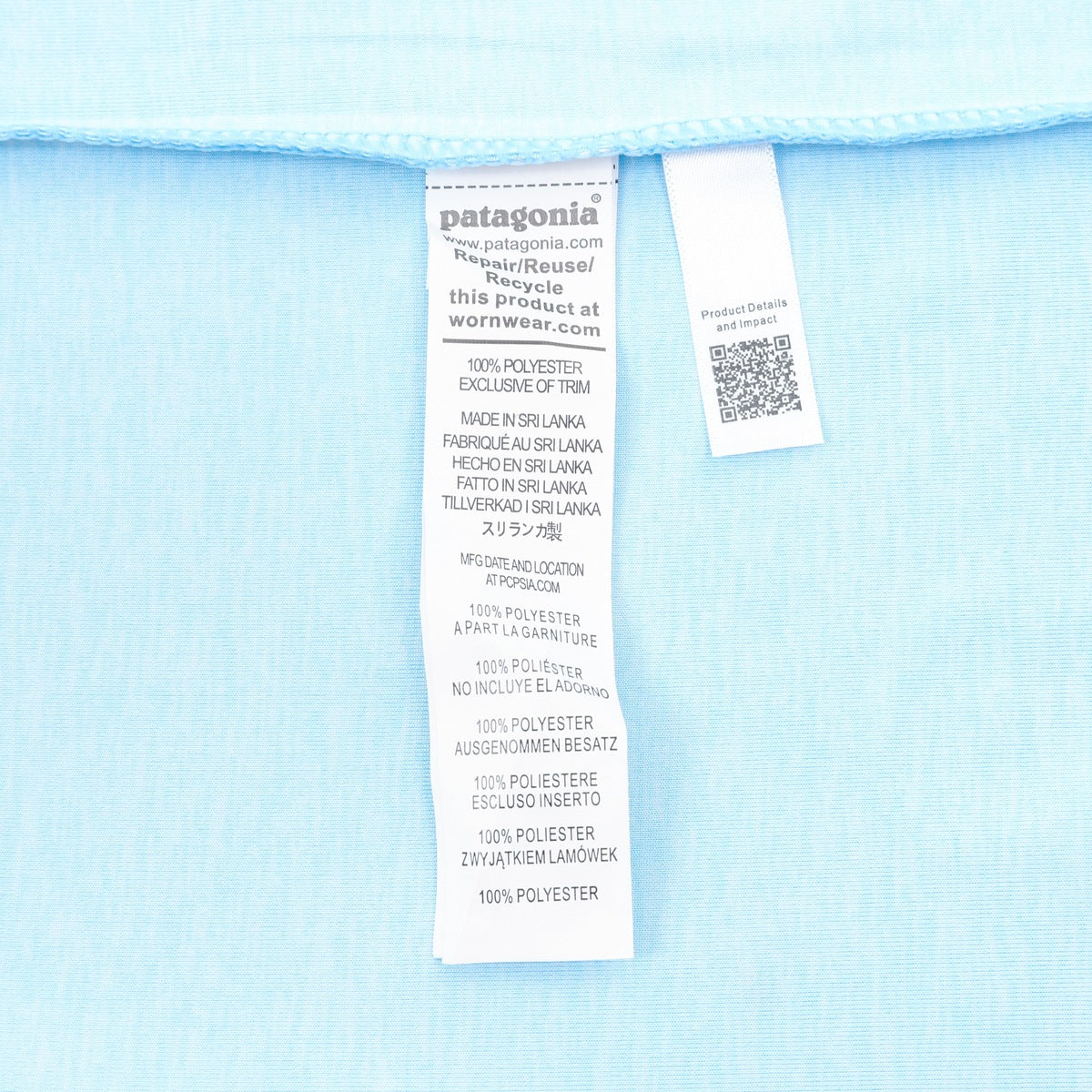 Playera Patagonia C1 Azul, foto 8 de 9