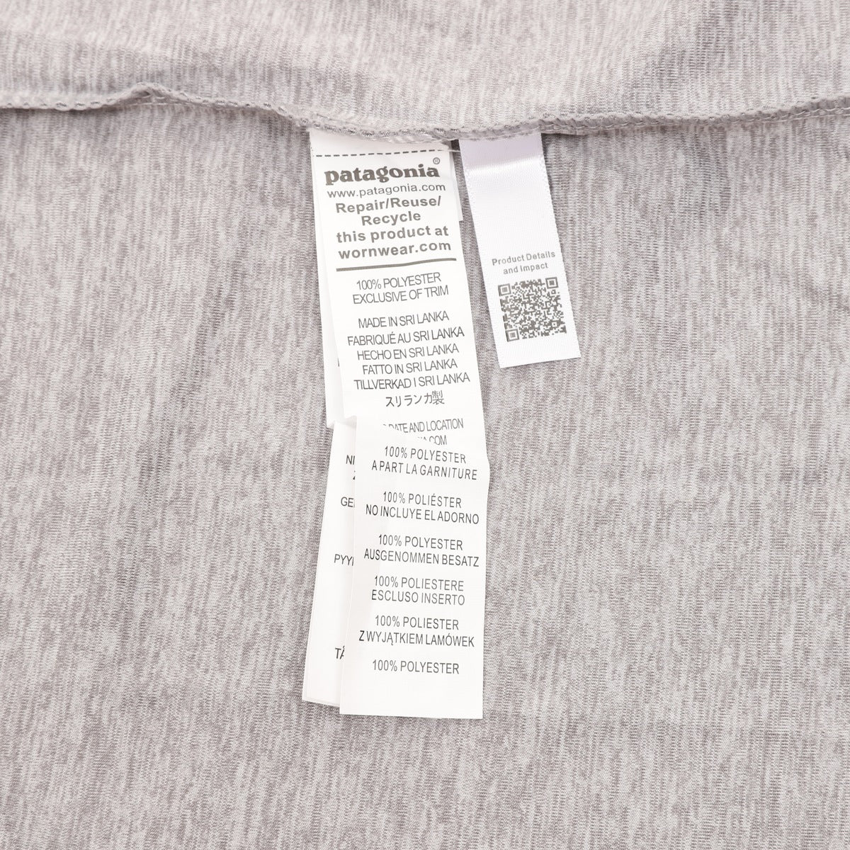 Playera Patagonia C1 Gris, foto 8 de 9
