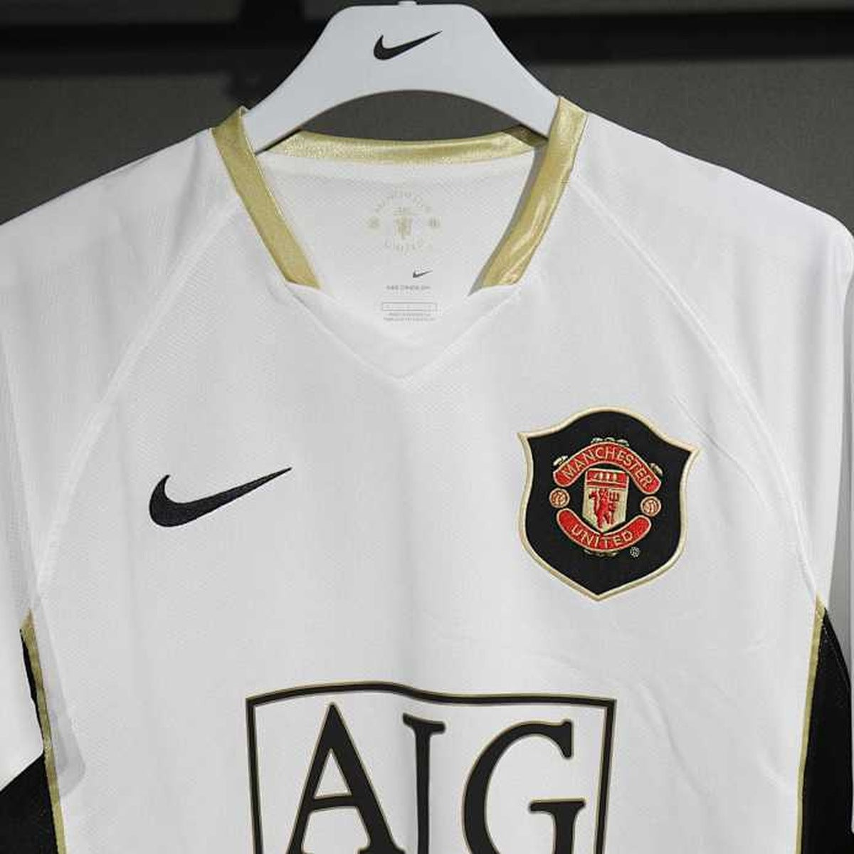Jersey Manchester United 2006-07 Visitante blanco, foto 12 de 13