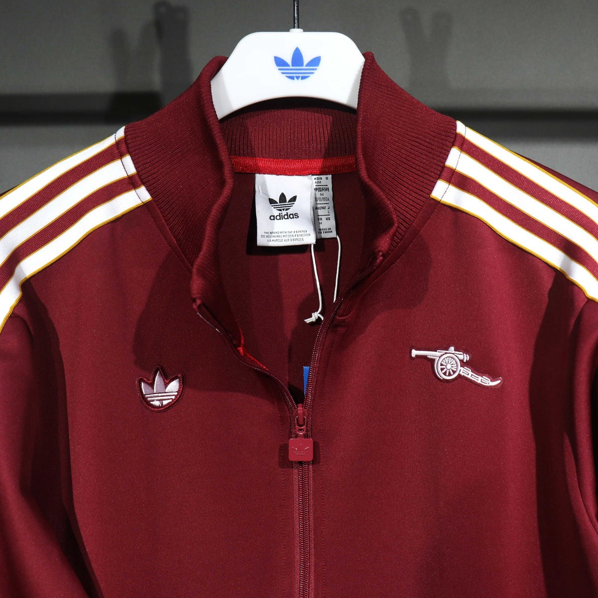 Conjunto Arsenal adidas Terrace Icons 2025 Guinda rojo, foto 12 de 13