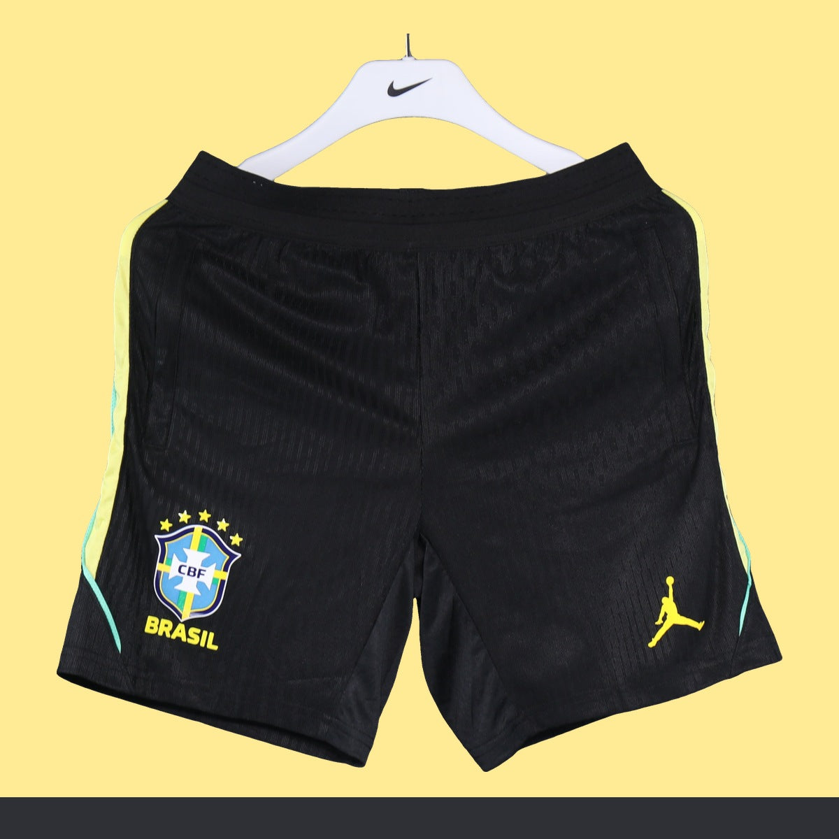 Short de Entrenamiento Brasil Jordan 2026 Negro, foto 1 de 7