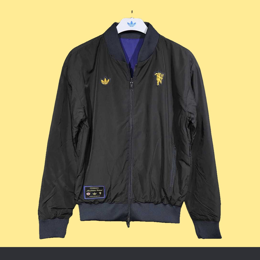Chamarra Manchester United adidas Negra negro, foto 1 de 4