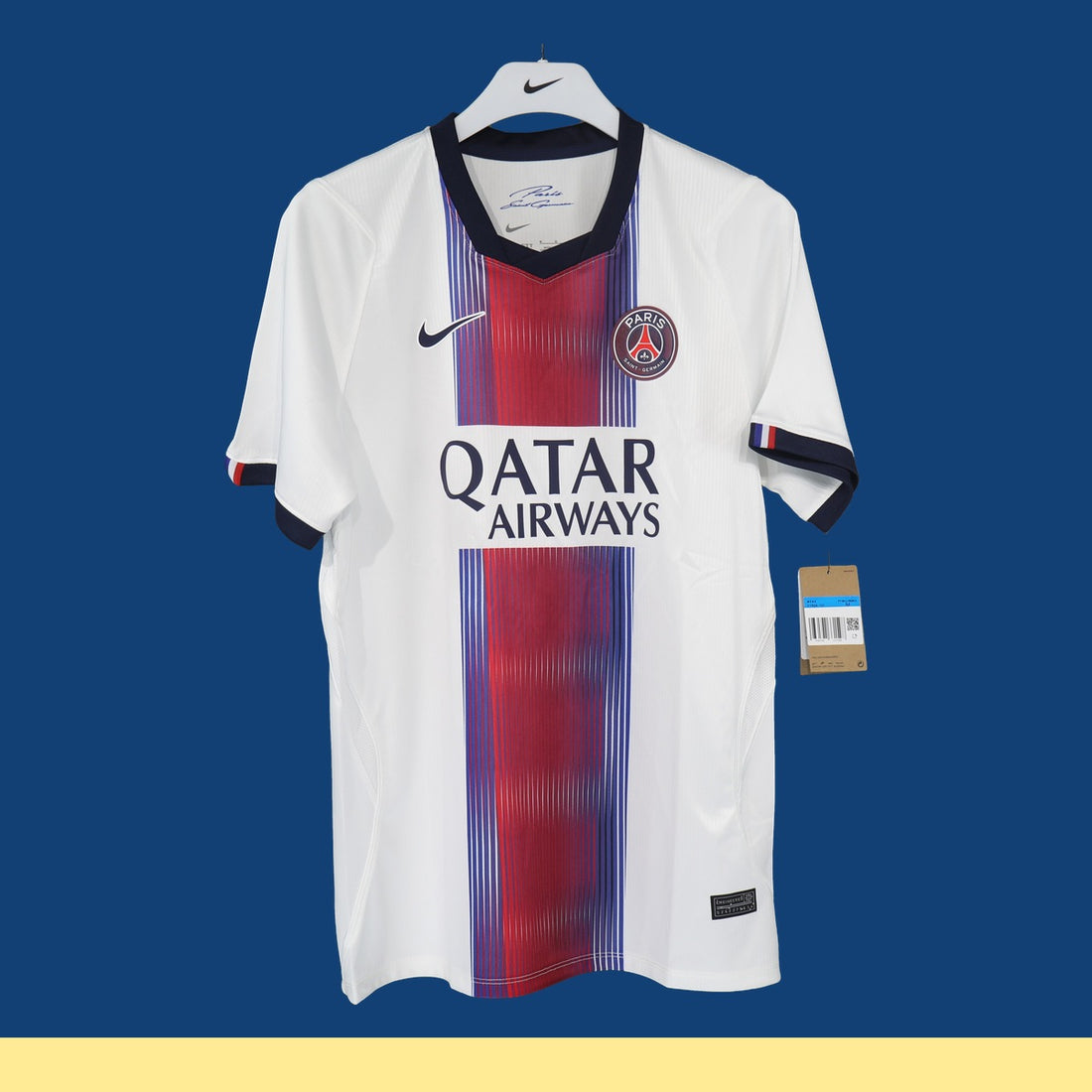 Jersey Paris Saint-Germain 2026-27 Visitante blanco, foto 1 de 6