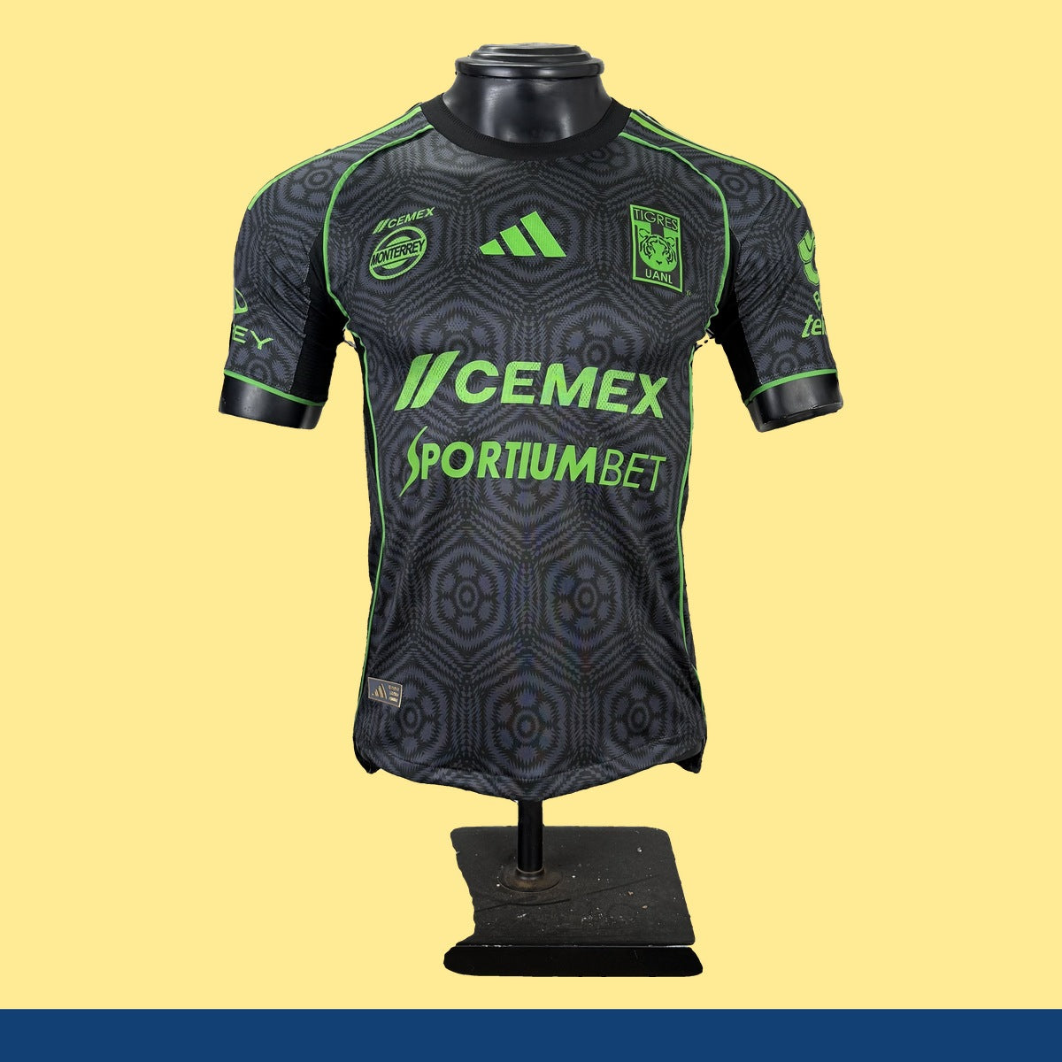 Jersey Tigres UANL 2025-26 Tercero negro, foto 1 de 8