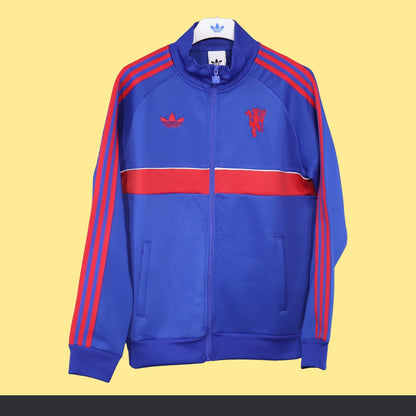 Chamarra Manchester United adidas TRACK TOP Retro 2026 Azul, foto 1 de 7
