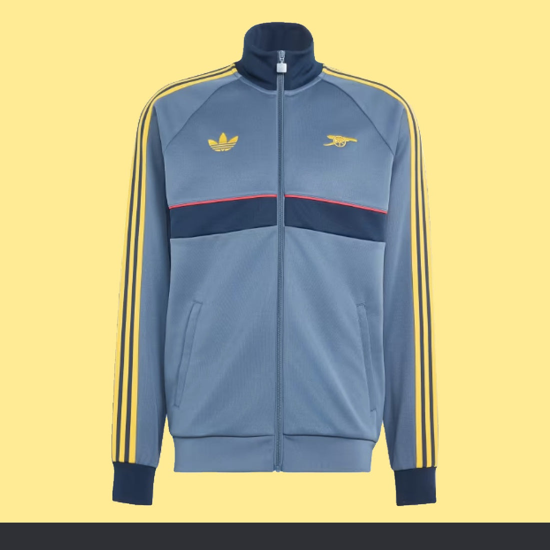 Chamarra Arsenal adidas 2026-27 Gris Azulado azul, foto 1 de 1