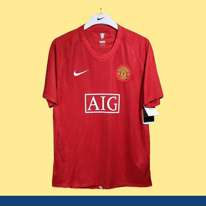 Jersey Manchester United 2007-08 Local rojo, foto 1 de 8