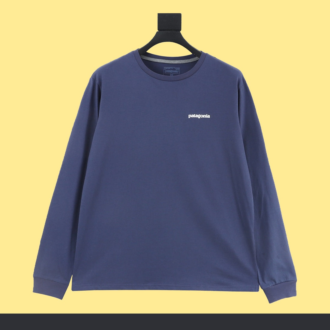 Playera Manga Larga Patagonia P 6 Logo Azul Marino, foto 1 de 9
