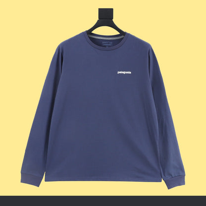 Playera Manga Larga Patagonia P 6 Logo Azul Marino, foto 1 de 9