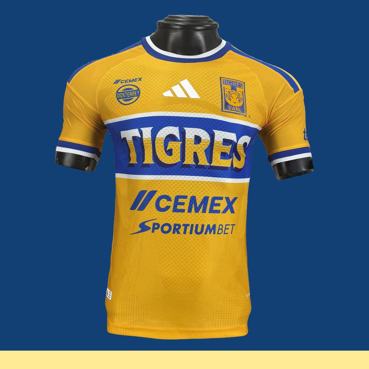Jersey Tigres UANL 2026-27 Local amarillo, foto 1 de 10