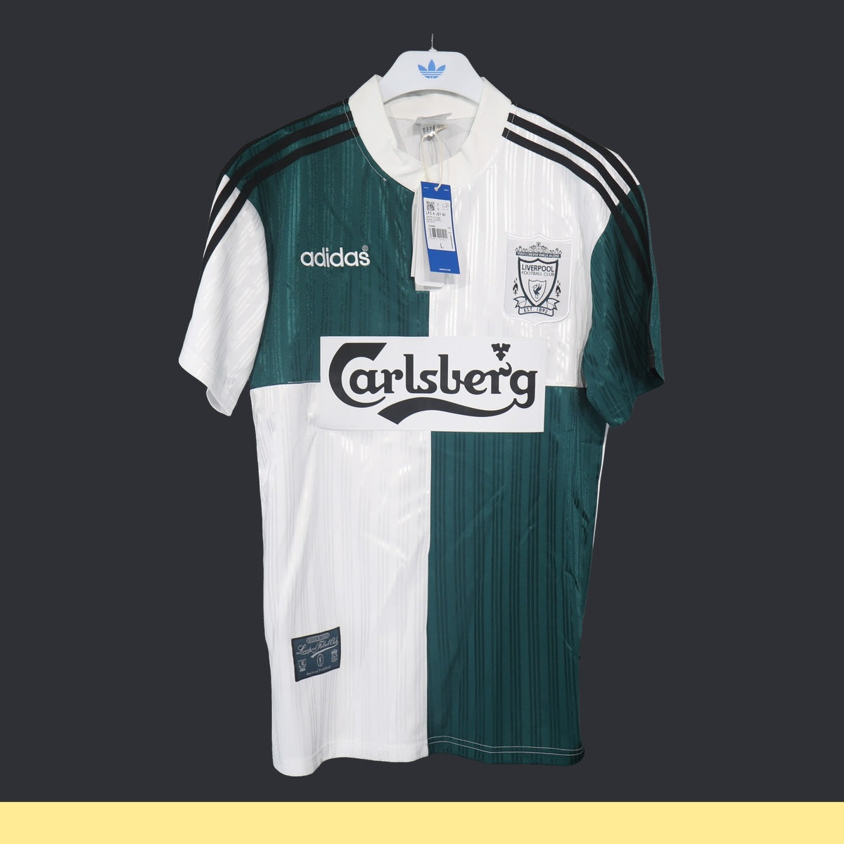 Playera Retro Liverpool adidas 1995/96 Blanca blanco, foto 1 de 2