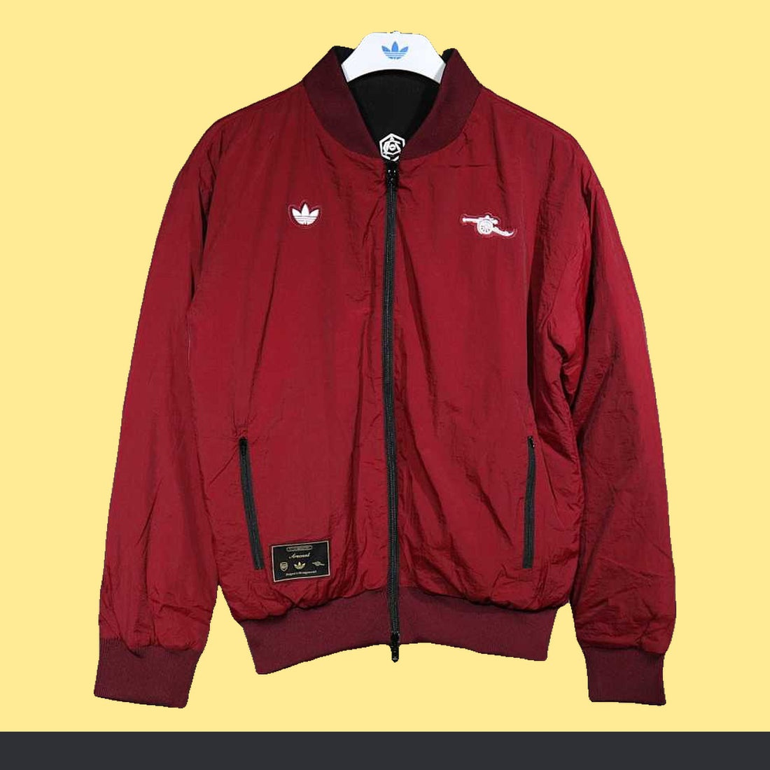 Chamarra Arsenal adidas 25/26 Terrace Icons Reversible Roja rojo, foto 1 de 6