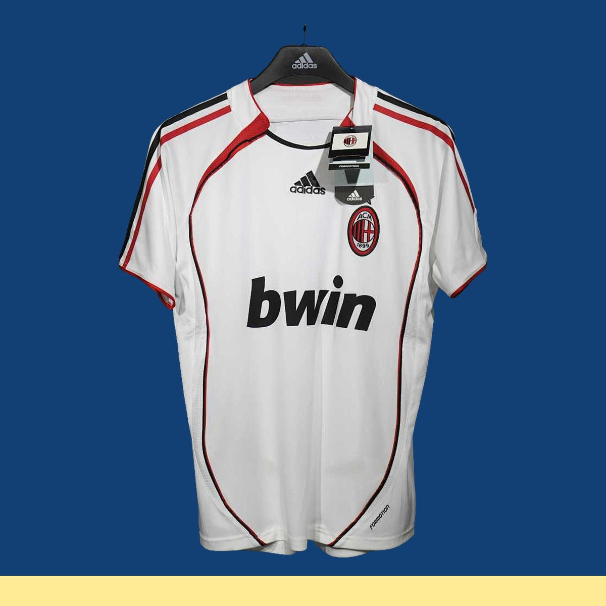 Jersey AC Milan 2006-07 Visitante blanco, foto 1 de 7