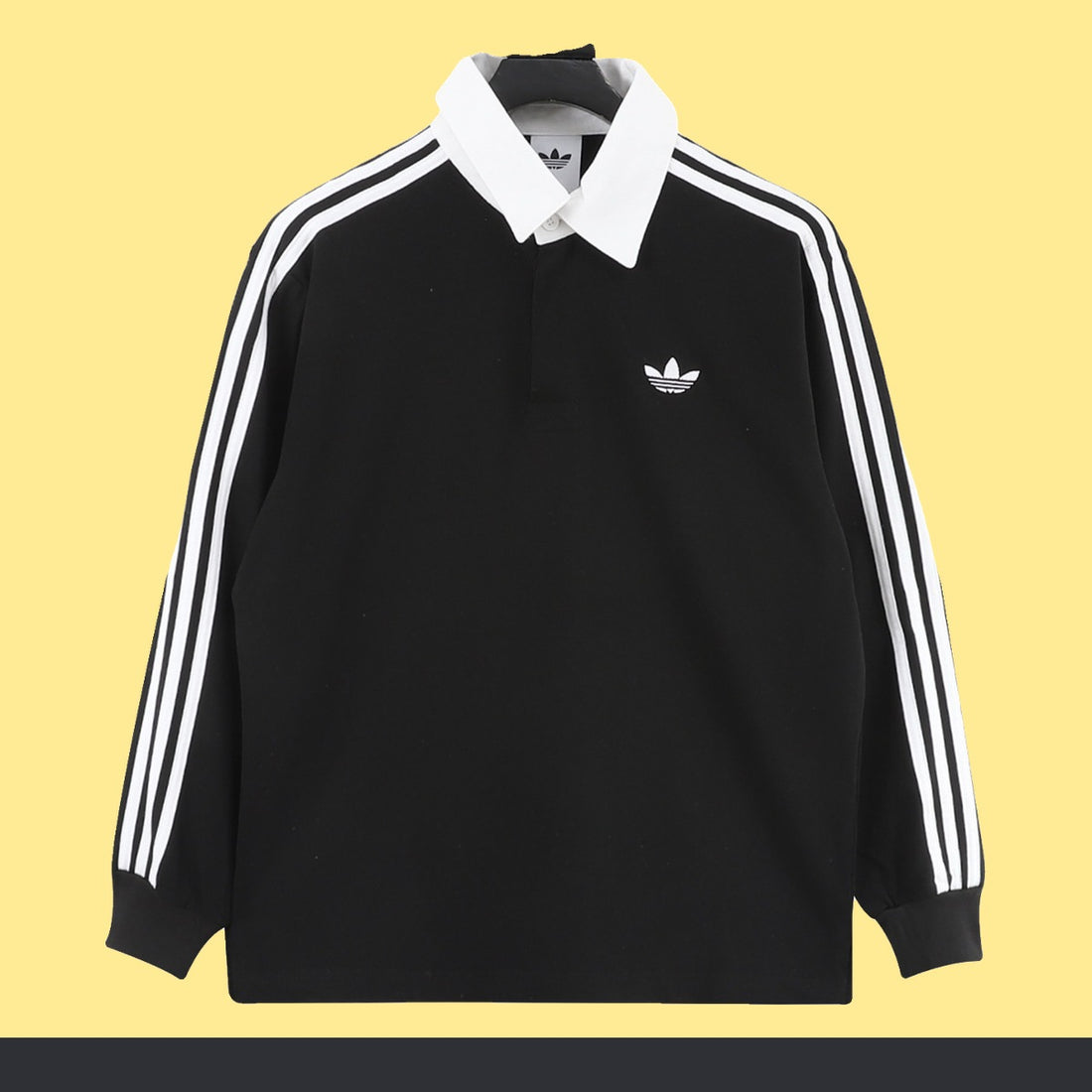 Playera adidas Polo Stripes Negra negro, foto 1 de 7