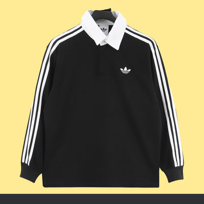 Playera adidas Polo Stripes Negra negro, foto 1 de 7