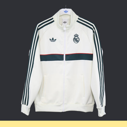 Chamarra Real Madrid adidas TRACK TOP Retro 2026 Blanca blanco, foto 1 de 7