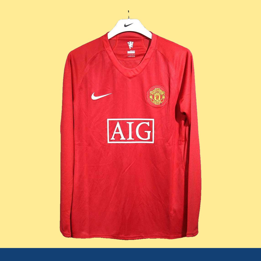Jersey Manchester United 2007-08 Local rojo, foto 1 de 7