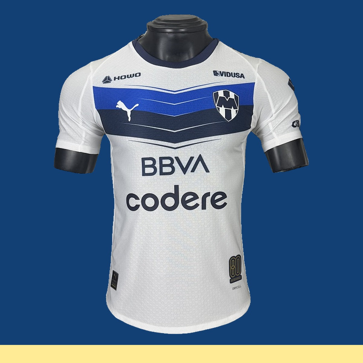 Jersey Rayados Monterrey 2025-26 Visitante blanco, foto 1 de 11