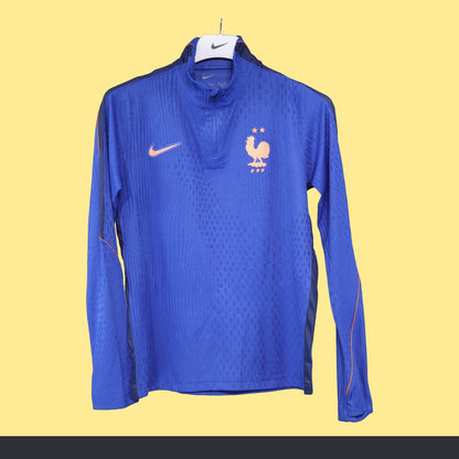 Top de Entrenamiento Medio Cierre Francia Nike 2026 Azul, foto 1 de 6