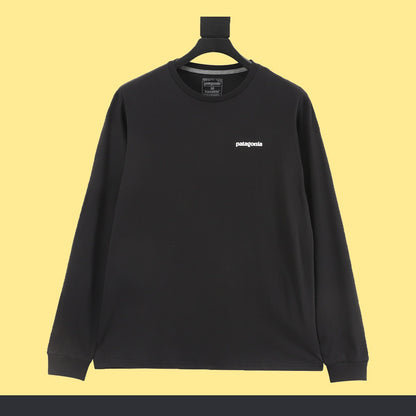 Playera Manga Larga Patagonia P 6 Logo Negra negro, foto 1 de 9