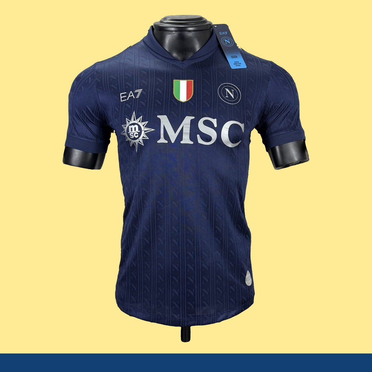 Jersey Napoli 2025-26 Tercero Champions azul marino, foto 1 de 9